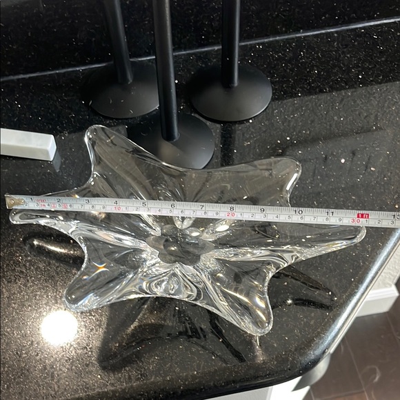 Vintage Crystal Decorative Dish Modern Design - Picture 8 of 10